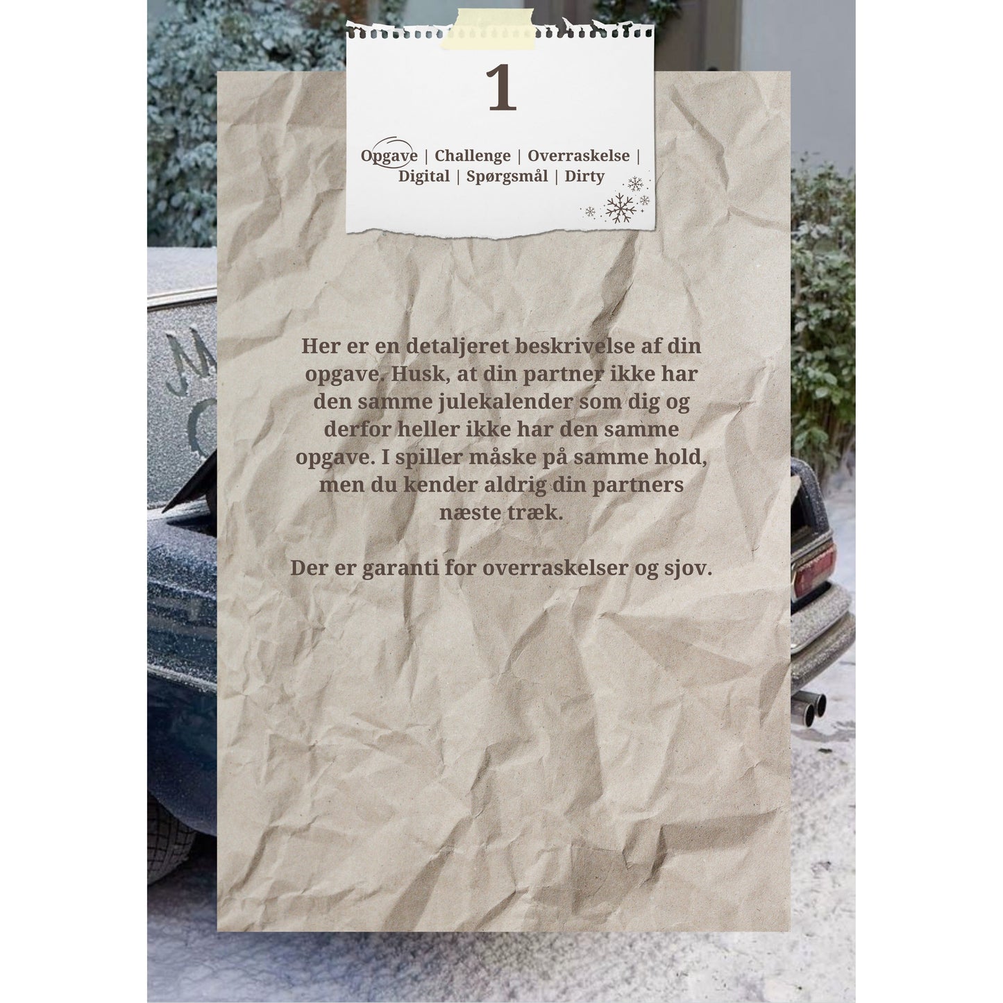 Julekalender til par